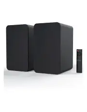 [Silcron] Wireless Active Bookshelf Speakers with HDMI in Black ARC SLR07