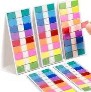 900 Pcs, Transparent Sticky Notes,Page Markers, Book,Pop Up Index Tabs,Label,Flags Stickers (Style 1, One Size)