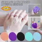 Silicone Body Scrubber Brush Scalp Massager Bath Brush Bath Body Scrubber