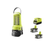 Ryobi RY18BZA-0 Insecticide Lantern 18V Battery LED USB UV 365nm Kit 2x4.0 Ah