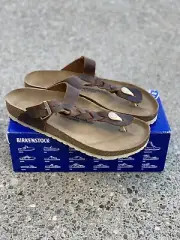 Birkenstock Gizeh Braided Sandal Women's Size 42 / 11 Regular Cognac Brown