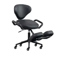 在飛比找蝦皮商城精選優惠-▶免運◀人體工學椅跪姿椅成人可調節電腦椅傢用舒適久坐辦公椅坐