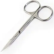 Nail Scissors and Cuticle Scissors Made of Stainless Steel, 9 cm - LAC FOR YOU: Professional Manicure and Pedicure, Precise Cut for Fingernails and Toenails