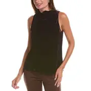 MSRP $325 | NWT Theory High Cowl Top Chocolate Brown Velvet Size M SAME DAY SHIP