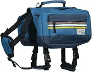 HOWLIDAYS CO. Dog Backpack for Medium and Large Dogs - Dog Pack with Handle | Dog Harness with Large Side Packets | Dog Outdoor Saddle Bag for Hiking, Camping & Day Trips