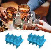 2pcs Spoof Ice Cube Mold, Adult Prank Ice Cube Mold, Silicone Ice Cube Mold Novelty Party Ice Cubes Blue
