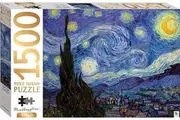 Mindbogglers Gold: Starry Night by Van Gogh Puzzle, 1500 Pieces