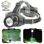 30000 Lumen LED Headlamp Rechargeable Headlight Light Head Torch Lamp Flashlight