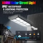 9900000000LM 800W Solar LED Street Light Cost-Effective Outdoor Road Lamp+Remote