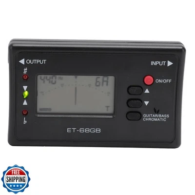Tuner Metronome, ET 68GB Versatile 435 To 445Hz A0 To A6 Digital Metronome Tu