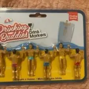 Drinking buddies bridal bridesmaid games nwt drink markers