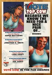 1999 Fathom/Tomb Raider Print Ad/Poster Michael Turner Top Cow Lara Croft Art