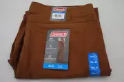 Coleman Mens Tear Resistant Stretch Utility Pant COPPER 38x32 Work Hike New Tags