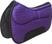 CHALLENGER Horse Saddle PAD 26" x 16" Neoprene Comfort Padded Quilted Removable Foam Inserts 39TS12