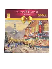 Thomas Kinkade NEW 1000 Piece Jigsaw Puzzle A CHRISTMAS DELIVERY