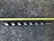 25mm long wood auger drill bit 10mm hex OL 330mm FL 260mm. T&T. Scotch Pattern.