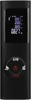 Electronic Rangefinder Digital Distance Measuring Tool Built in Battery Black for Home