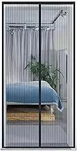 zolyet Polyester s Screen Door Fly Screen Door Net Screen Curtain Full Frame Adhesive e Keeps Mosquitoes s Out Black 90x210