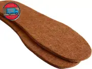Soft Alpaca Wool Felt Winter Warm Shoe Boot Insoles - Natural Wool Felt Insert f