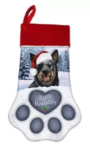Australian Cattle Dog Holiday Christmas Stocking