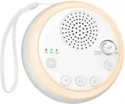 OQIMAX Portable White Noise Machine with Night Light, Rechargeable Sound Mach...