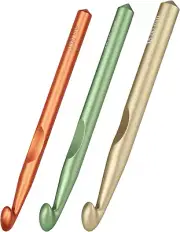 3 Pack Size N / 10Mm, O / 12Mm, P / 15Mm Crochet Hooks, Large Crochet Hook for C