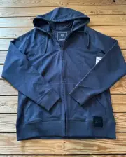 Saxx Down Time NWT Men’s Full zip Hoodie Jacket Size M Grey BQ