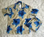 Paul Smith 3 Piece Men’s Hawaiian Linen Short Set With Cross Body Bag