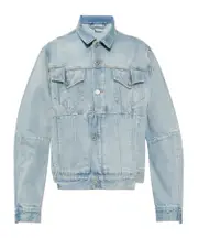 Vetements Collared Button-Up Denim Jacket S,XL,L,M light blue