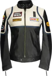 Blauer USA Anderson Leather Jacket, black, Size XL for Men