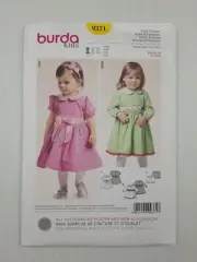 Burda Sewing Pattern 9371 Toddler Dress Pants Pattern Size US 3M-2 EUR 62-92 NEW