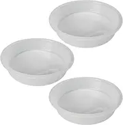3pcs Plastic Birds Feeder Birdbath Accessories Bird Feeding Station Tray