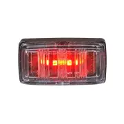 Narva 9-33V LED Rear End Outline Marker Red w/ Black Base Clear Lens & Connector