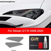 Pre-cut Headlights Smoke Paint Protection Vinyl Tint Wrap Film For Nissan GT-R (for: Nissan)