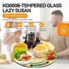 35/50cm Rotating Lazy Susan Bearing Swivel Turntable Plate Kitchen Table Tray