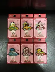Loungefly Strawberry Shortcake and Friends Train Enamel Pin COMPLETE SET of 6