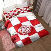 f898 Bed Sheets Hapoel Ramat Gan Football Israel Bedding Set Cute Duvet Cover Bed Cover with Pillowcase Custom Cover with Pillowcase CustomBed Sheet