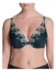 [Simone Perele] Wish Triangle Push Up Bra in Dark Green