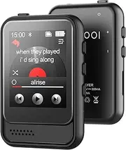 MP3 Player with Bluetooth,Portable Music Player with Speaker and Micro SD Card Slot MP3 Player with FM Radio,Video,Voice Recording,Earphone for Kids,Jogging and Gift,Max 512GB Expand