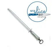 F Dick 12"/30cm Micro Super Finecut Oval Steel 7.5003.30 - Butcher/Sharpening