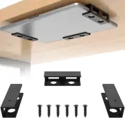 Under Desk Laptop Mount 3 PCS with Anti-Scratch Felt Board and Holder Tray