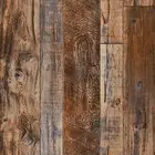 17.71" X 118" Brown Wood Wallpaper Peel and Stick Shiplap Self Adhesive Contact