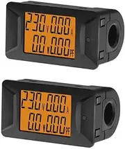 2PCS PZEM-028 AC Digital Multifunctional Meter Voltmeter Ammeter 0-100A 400V Power Factor Meter