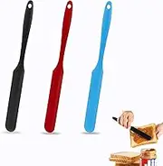 Silicone Spatula Set for Jam Jar & Baking - Heat-Resistant Small Skinny Spatula, Non-Stick Scraper, Sourdough Spurtle, Cake Cream & Butter Spreader - Kitchen Utensils for Mixing, Spreading, Canning