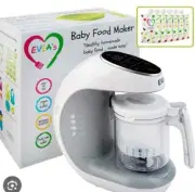 ELVAs Baby Food Maker Baby Food Processor Blender Grinder Steams &Blends Sterile