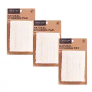 3 Pcs Clevinge Natural Scouring Pad