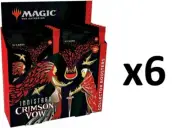 MTG Magic Innistrad: Crimson Vow COLLECTOR Booster CASE (6 Boxes) SEALED!^