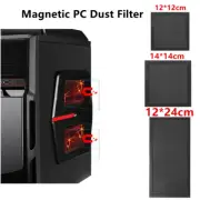 12*12cm/14*14cm/12*24cm PVC Magnetic PC Dust Filter Computer Fan Mesh Net Cover
