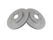 TRQ 45PY96N Rear Brake Rotor Set Fits 2010-2011 Saab 95 (for: Saab)