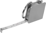 WHAMVOX 1pc Tape Measure Keychain Portable Retractable Measuring Tool with Stable Slide Lock Handy for Home and Outdoor Use Present for Parties and Celebrations